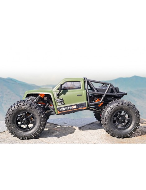 RC modelis Venture18 CC Flux Competition Crawler 1:18 žalias HPI – CyborgShop
