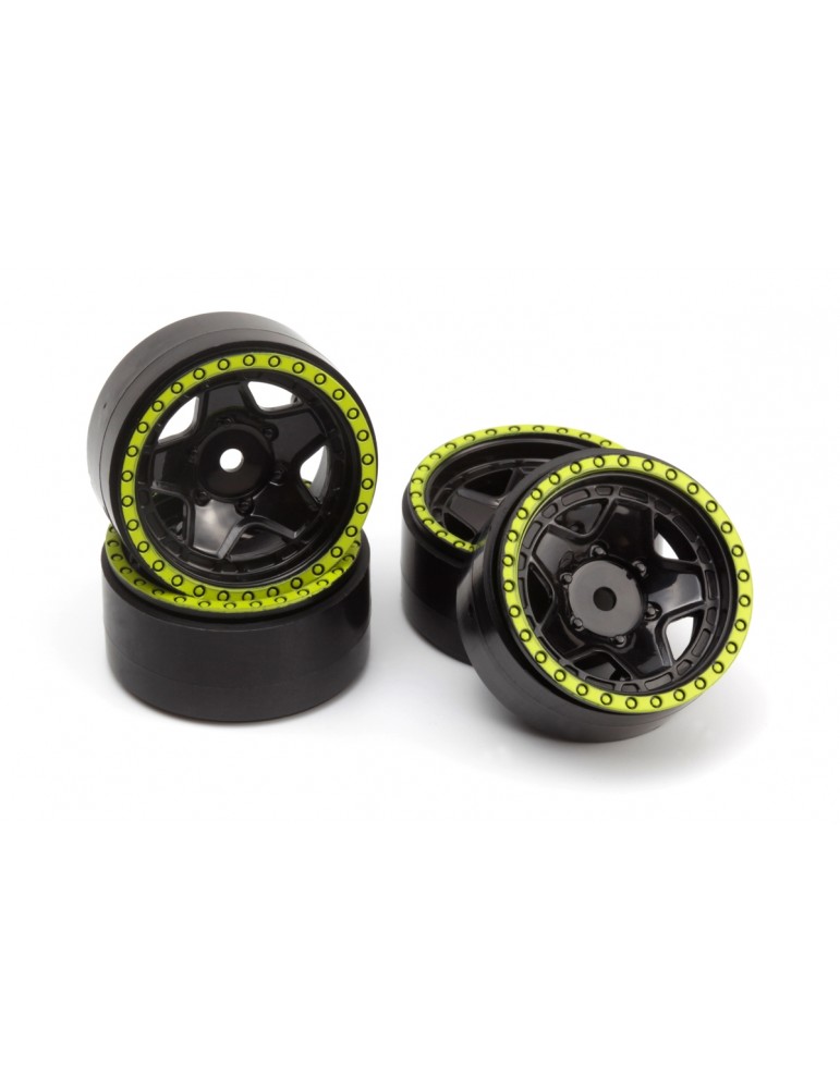 CL-5 Beadlock Wheel 1.2in (Green/4pcs)