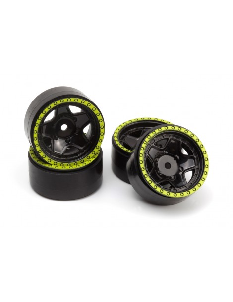 CL-5 Beadlock Wheel 1.2in (Green/4pcs)