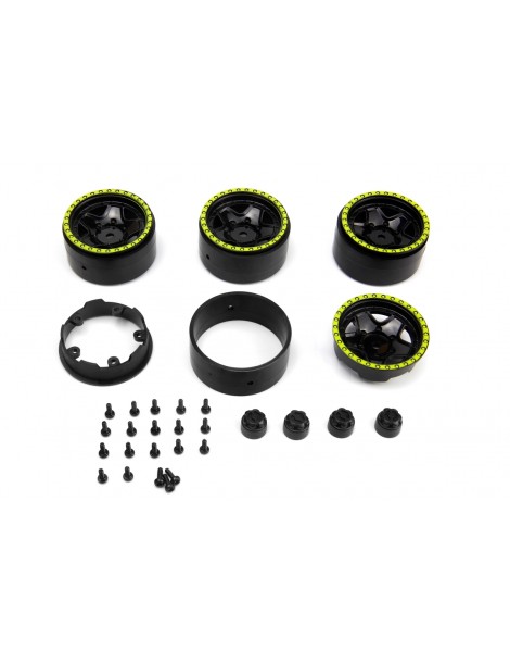 CL-5 Beadlock Wheel 1.2in (Green/4pcs)
