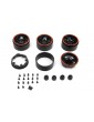 CL-5 Beadlock Wheel 1.2in (Red/4pcs)