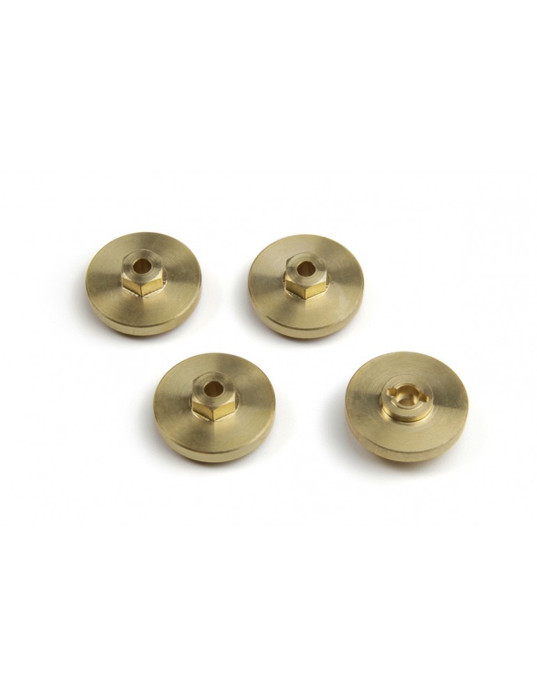 7mm Hex Hub Weight Set +4mm (Brass/4pcs)