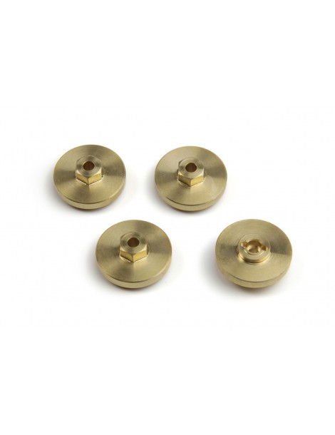 7mm Hex Hub Weight Set +4mm (Brass/4pcs)