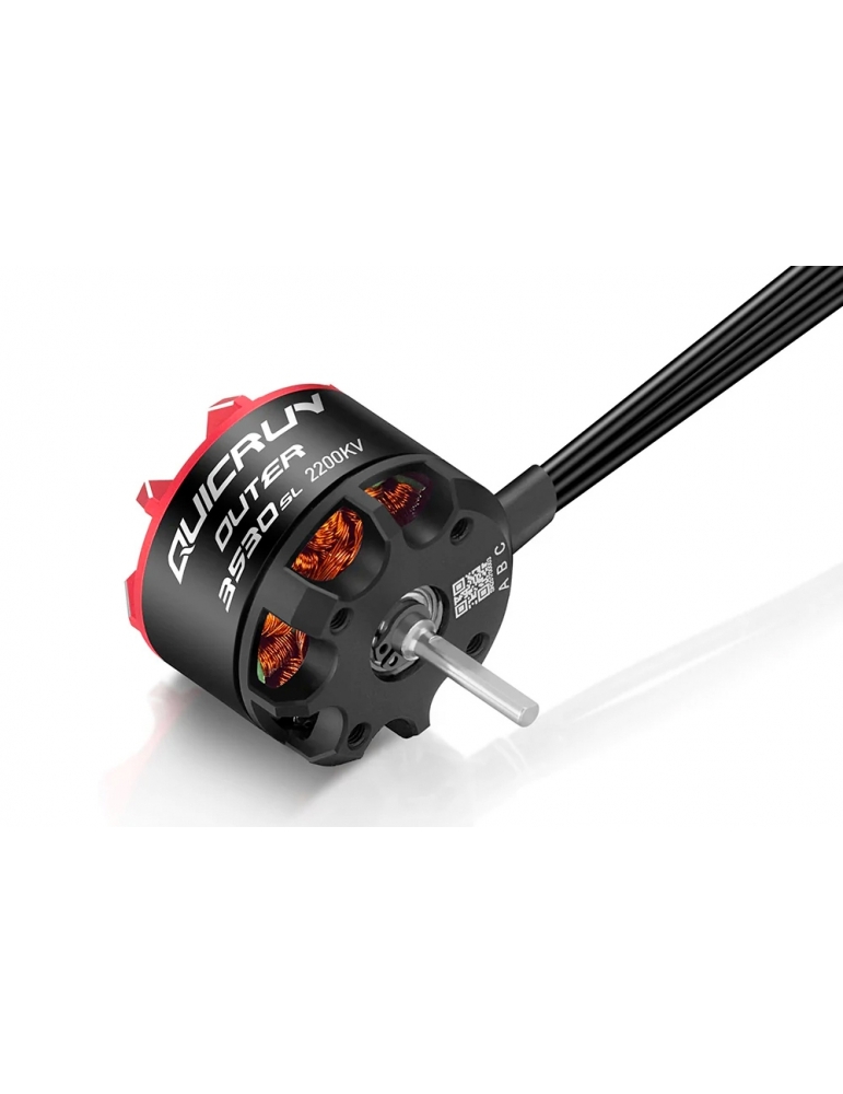 Bešepetėlinis variklis 2200kV 2–4S RC crawler – QuicRun Outer – CyborgShop