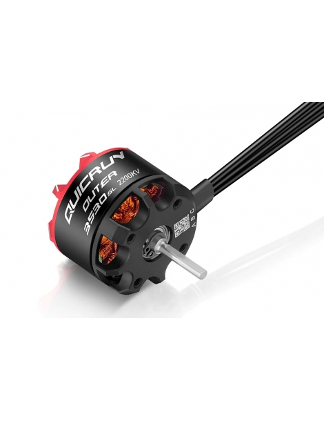 Bešepetėlinis variklis 2200kV 2–4S RC crawler – QuicRun Outer – CyborgShop