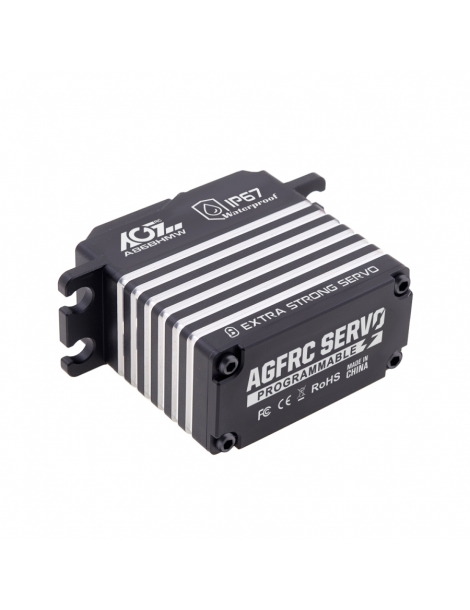 RC dalys servo pavara AGFRC A86BHMW 55kg IP67 bešepetėlinė – CyborgShop