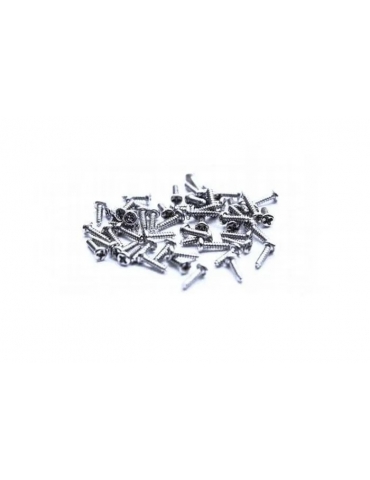 M1×3 mm sidabro spalvos mikro varžtai SRC Sideways RC – CyborgShop