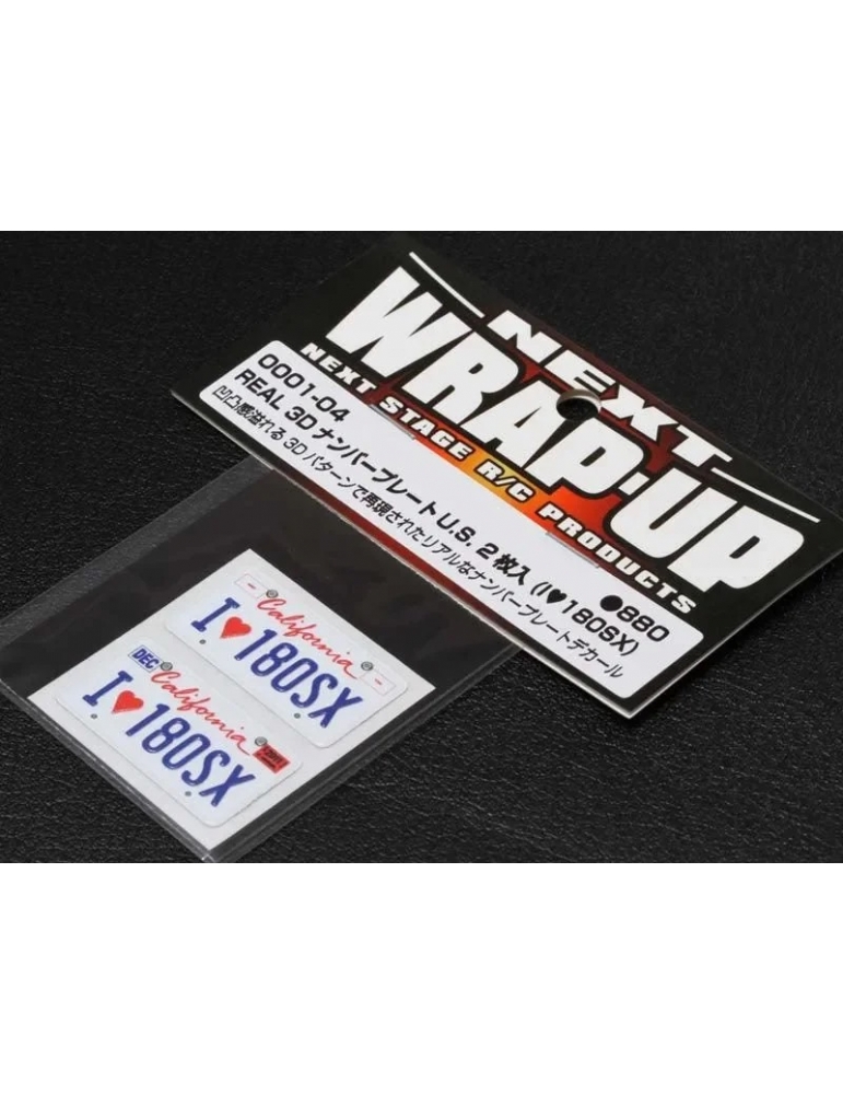„I♥180SX“ 1:10 numerių lipdukai Wrap-UP Next – CyborgShop