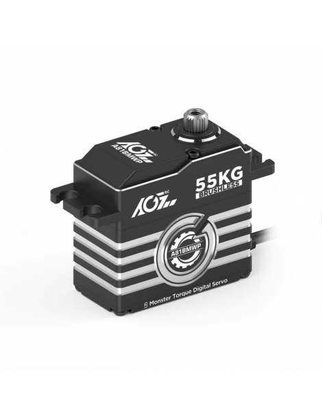Servo pavara AGF-RC A81BMWP 55kg bešepetėlinė IP67 – CyborgShop