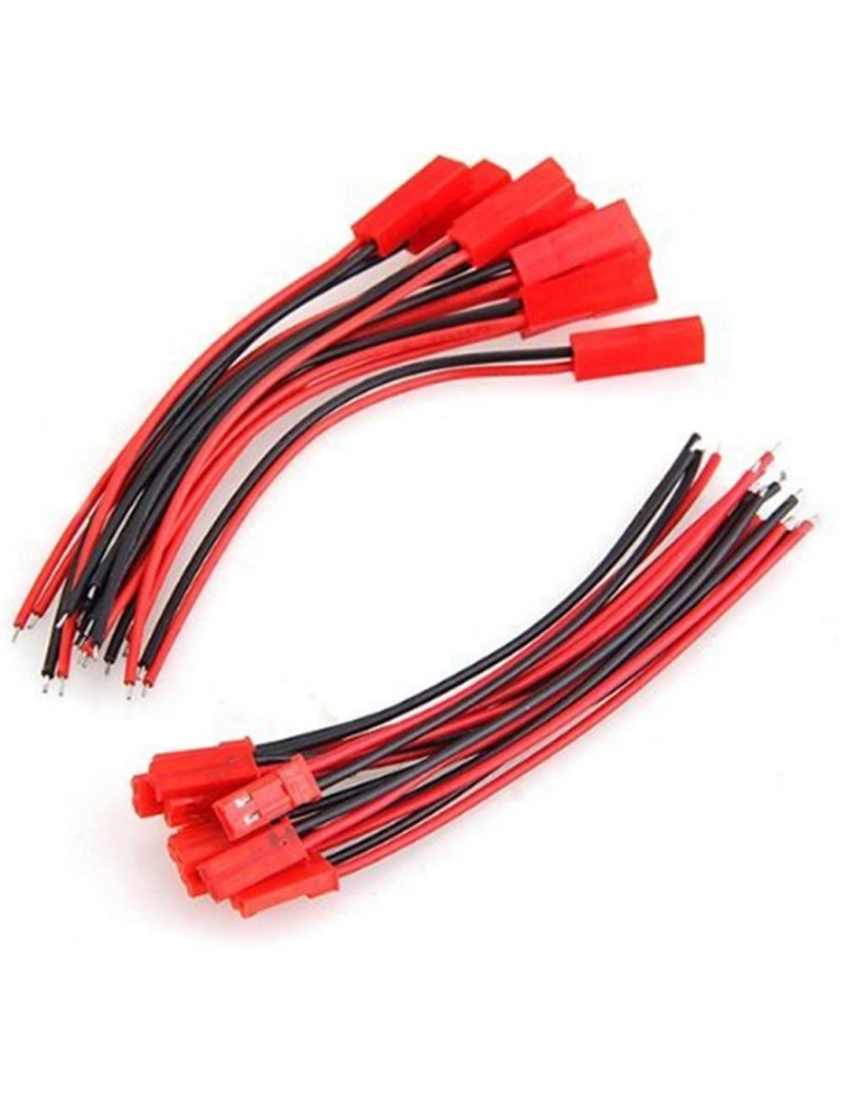 JST Plug Battery ESC Male & Female Wire 2 Pin Jungtis