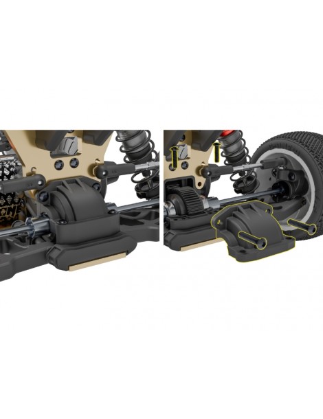 2WD 1/10 Xmid buggy kit