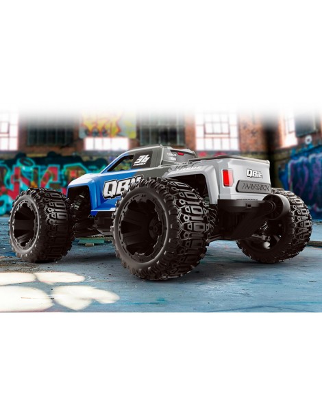 RC modelis Qbit MT 1:16 4WD Monster Truck mėlynas – CyborgShop