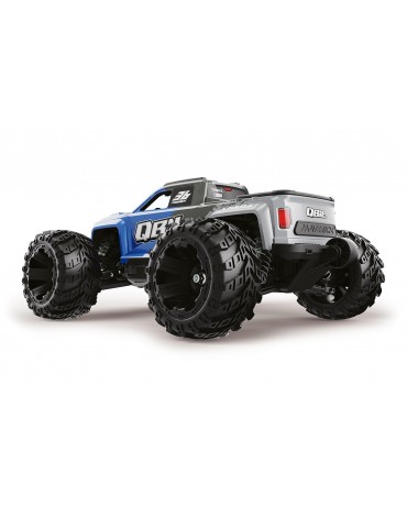 RC modelis Qbit MT Flux 1:16 4WD Brushless Monster Truck mėlynas – CyborgShop