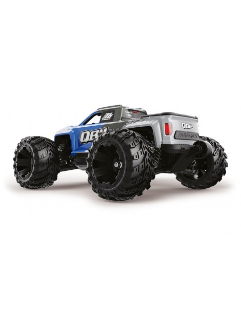 RC modelis Qbit MT Flux 1:16 4WD Brushless Monster Truck mėlynas – CyborgShop