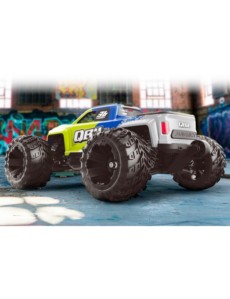 RC modelis Qbit MT Pro 1:16 4WD Monster Truck Fluoro Green – CyborgShop