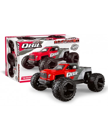 RC modelis Qbit MT 1:16 4WD Monster Truck raudonas – CyborgShop