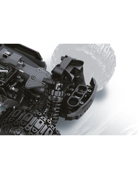 RC modelis Qbit MT 1:16 4WD Monster Truck raudonas – CyborgShop