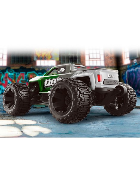RC modelis Qbit MT 1:16 4WD Monster Truck žalias – CyborgShop