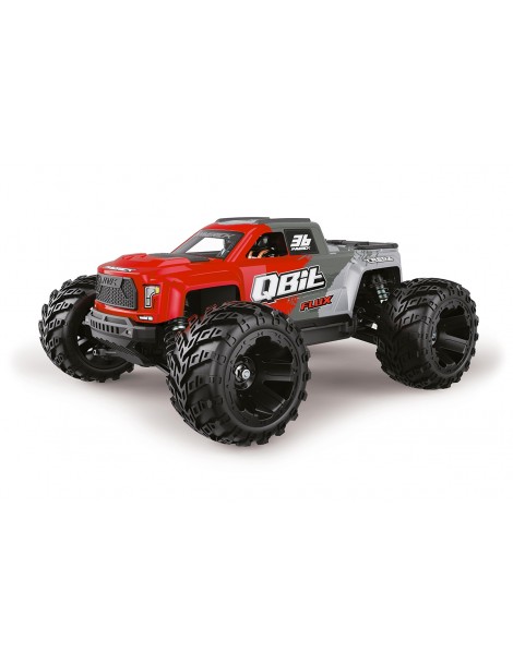 RC modelis Qbit MT Flux 1:16 4WD Monster Truck raudonas – CyborgShop
