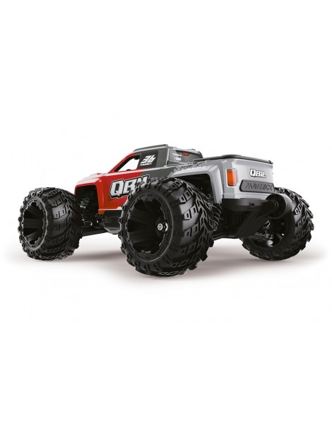 RC modelis Qbit MT Flux 1:16 4WD Monster Truck raudonas – CyborgShop