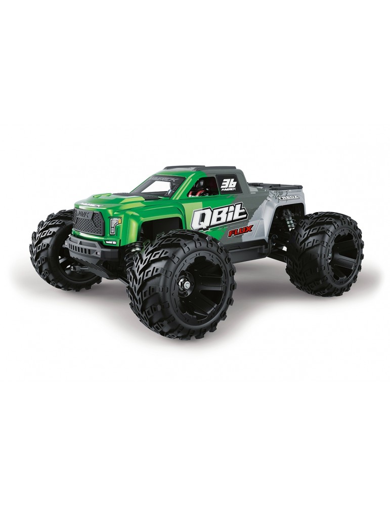 RC modelis Qbit MT Flux 1:16 4WD Monster Truck žalias – CyborgShop