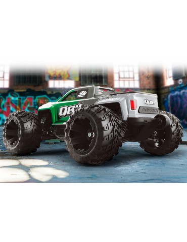 RC modelis Qbit MT Flux 1:16 4WD Monster Truck žalias – CyborgShop