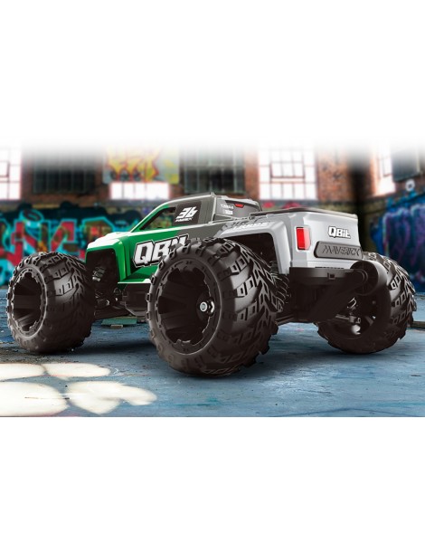 RC modelis Qbit MT Flux 1:16 4WD Monster Truck žalias – CyborgShop
