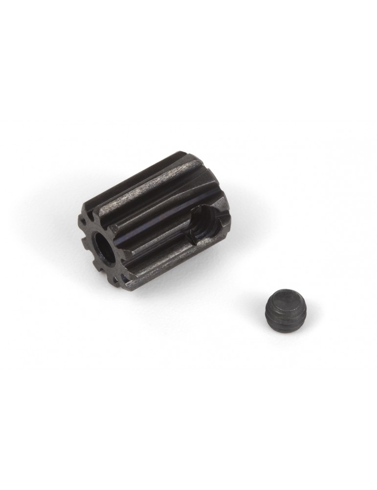 Pinion Gear 10T (0.8M/3.175mm Shaft/Steel)
