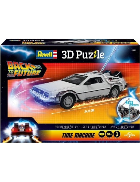 3D dėlionė Time Machine Back to the Future modeliukas Revell – CyborgShop