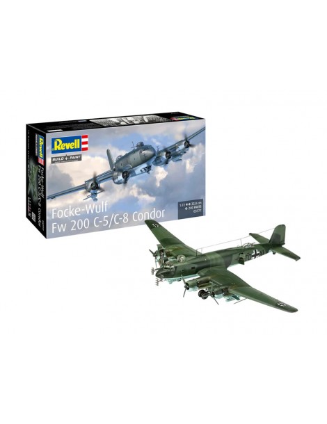 Lėktuvo modelis Focke-Wulf Fw 200 C-5 C-8 Condor 1:72 Revell – CyborgShop