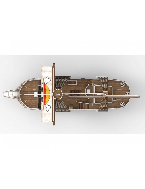 Revell 3D dėlionė One Piece Flying Lamb Going Merry 00270 – 112 detalių laivo modelis