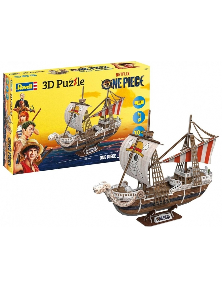 Revell 3D dėlionė One Piece Flying Lamb Going Merry 00270 – 112 detalių laivo modelis