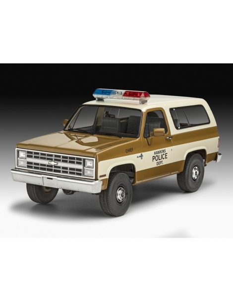 Stranger Things Hopper’s 1985 Chevy K5 Blazer 1/25 plastikinis modeliukas Revell 67724