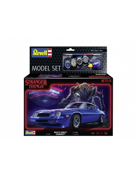 Stranger Things Billy’s 1979 Chevy Camaro Z-28 124 plastikinis modeliukas Revell 67728