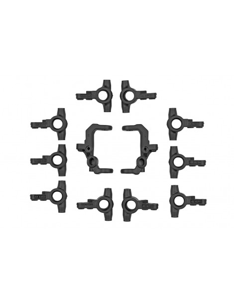 RC10B7 V2 Caster and Steering Blocks
