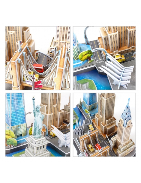 New York Skyline 3D dėlionė Revell 00142 miesto panoramos modelis