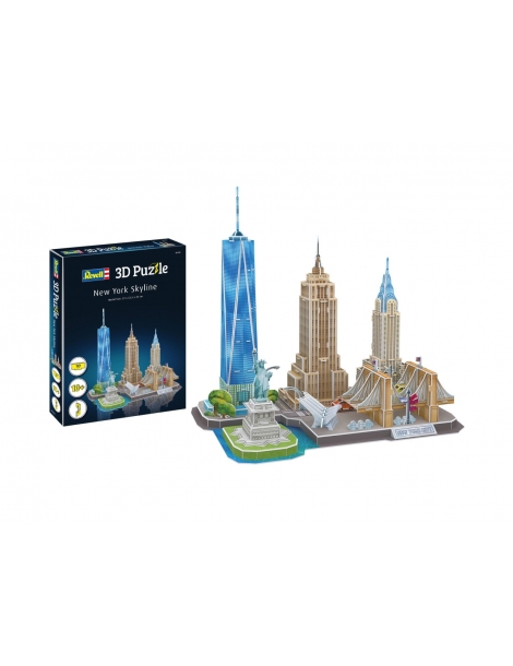New York Skyline 3D dėlionė Revell 00142 miesto panoramos modelis