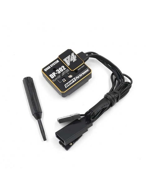 Yokomo Drift Performance Gyro V4 juodas - CyborgShop