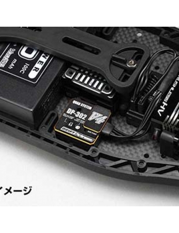 Yokomo Drift Performance Gyro V4 juodas - CyborgShop