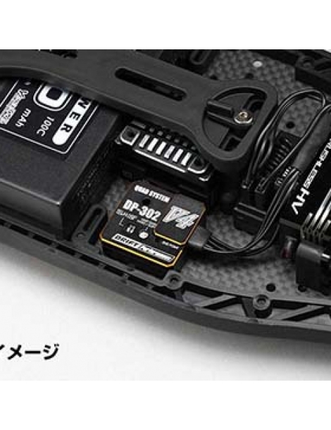 Yokomo Drift Performance Gyro V4 juodas - CyborgShop