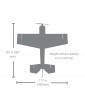 RC lėktuvas Eratix 3D FF 0.45 m BNF Basic – E-flite - CyborgShop