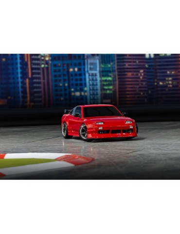 RC modelis Traxxas 4-Tec Drift Nissan 240SX 1:10 RWD raudonas – CyborgShop