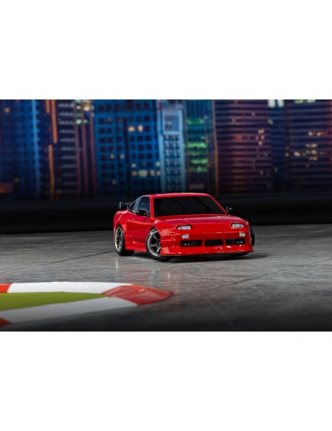 RC modelis Traxxas 4-Tec Drift Nissan 240SX 1:10 RWD raudonas – CyborgShop