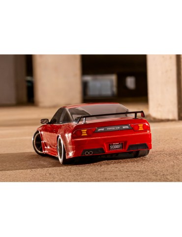 RC modelis Traxxas 4-Tec Drift Nissan 240SX 1:10 RWD raudonas – CyborgShop