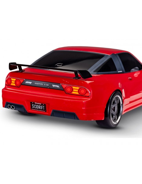 RC modelis Traxxas 4-Tec Drift Nissan 240SX 1:10 RWD raudonas – CyborgShop
