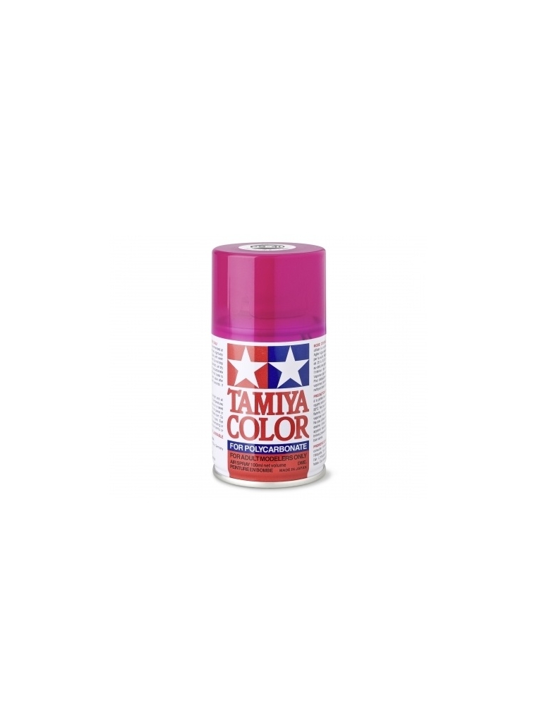 Tamiya Lexan purškiami dažai - Translucent pink, PS-40