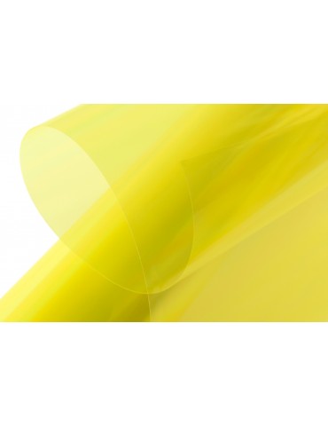 Dengimo plėvelė modeliams skaidriai ryškiai geltona 64×200 cm – CyborgShop