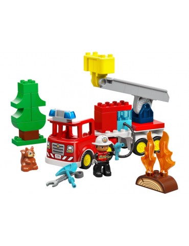 LEGO DUPLO - Fire Truck with Hose and Firefighter