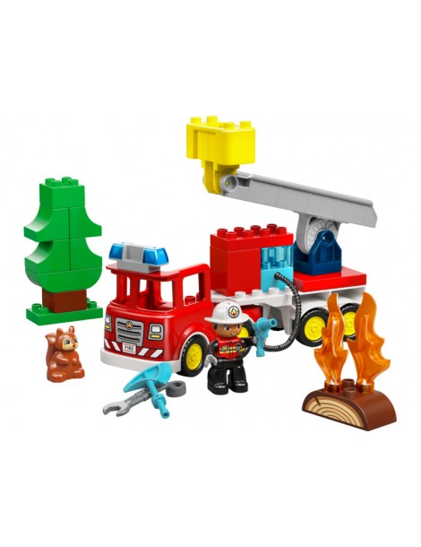 LEGO DUPLO - Fire Truck with Hose and Firefighter