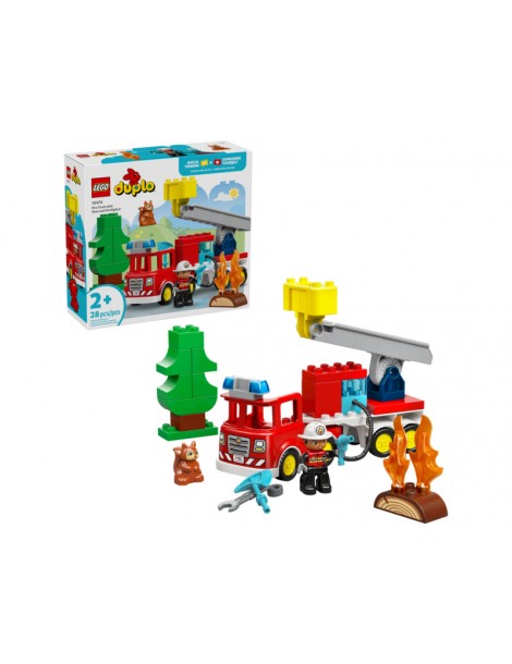 LEGO DUPLO - Fire Truck with Hose and Firefighter